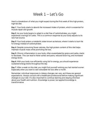 CARNIVORE MEAL PLAN