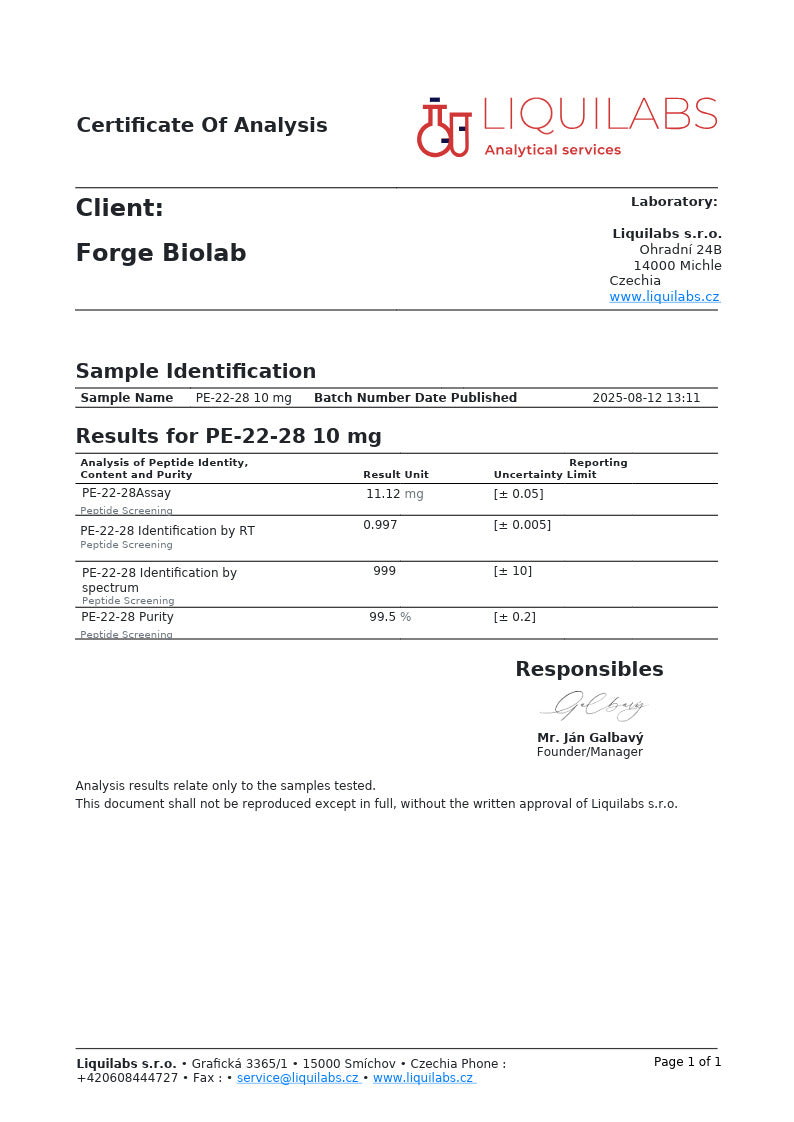 PE-22-28 - 10mg