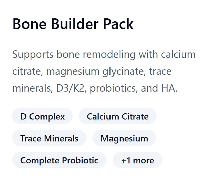 Bone Builder Pack