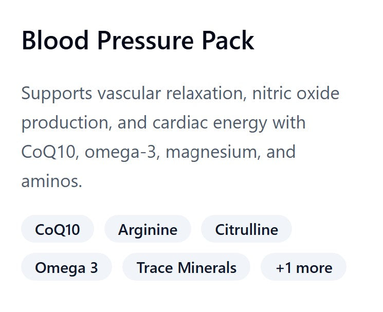 Blood Pressure Pack