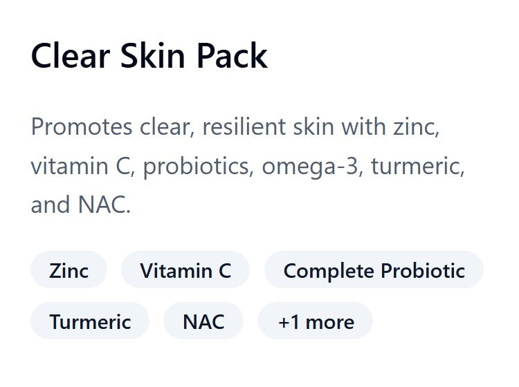 Clear Skin Pack