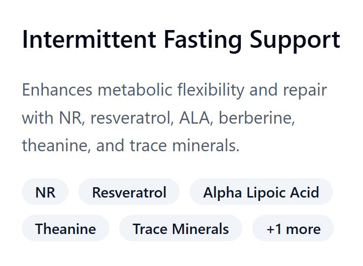 Intermittent Fasting Support