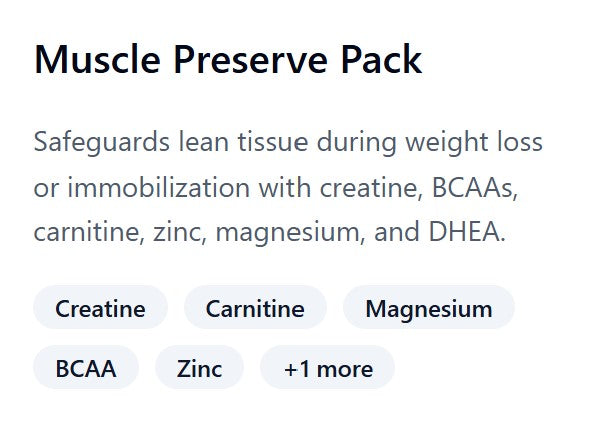 Muscle Preserve Pack