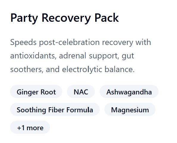 Party Recovery Pack