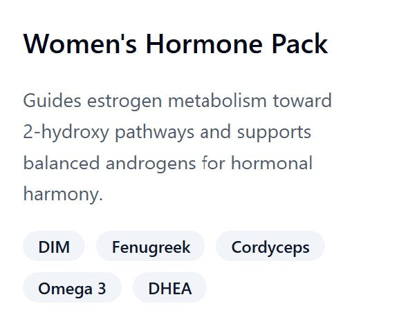 Women's Hormone Pack