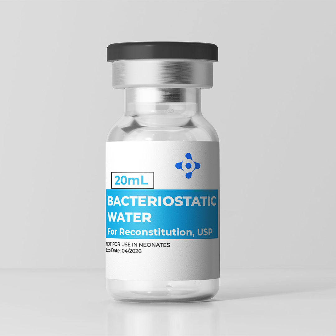 Bacteriostatic Water 20mL for peptide reconstitution